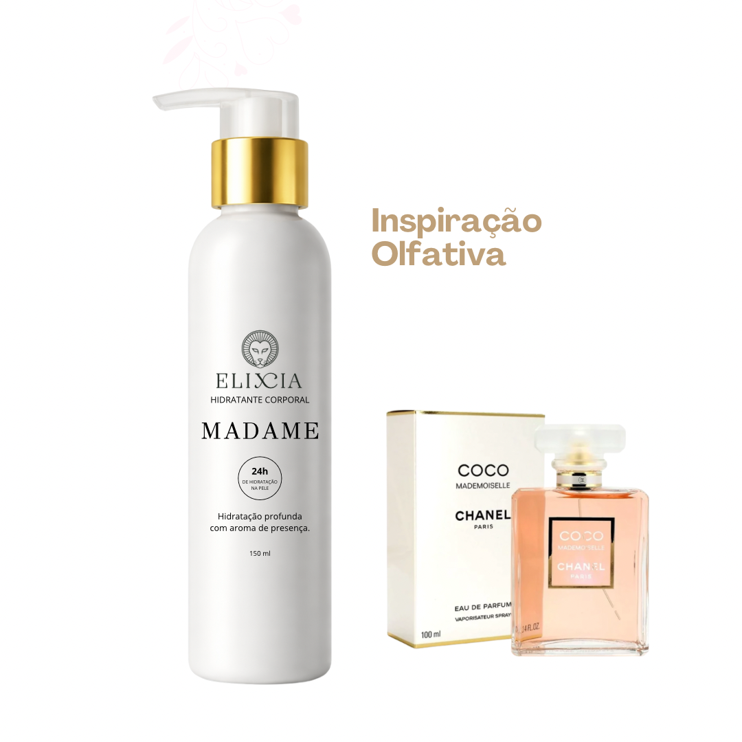 Hidratante Madame - Inspiração Olfativa Coco Mademoiselle - 150ml